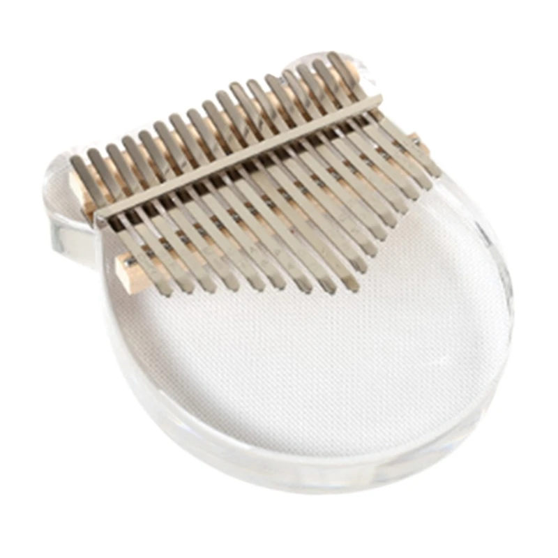 

Transparent Crystal Bear 17-Tone Finger Piano Beginner Entry Portable Musical Instrument Thumb Piano