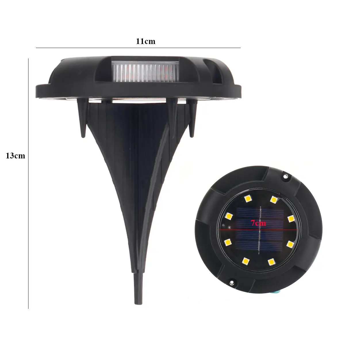 

1/4/8pcs 12LED Solar Garden Ground Light Outdoor Waterproof Lawn Buried Underground Lamps Yard Path Way Landscape Lighting