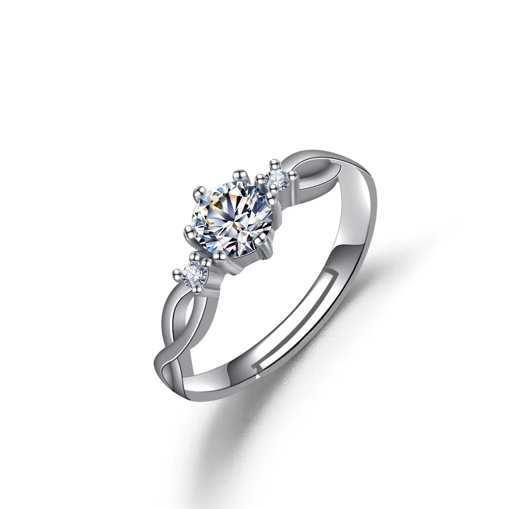 Регулируемый размер кольца Стразы Кольца для женщин модные ювелирные изделия