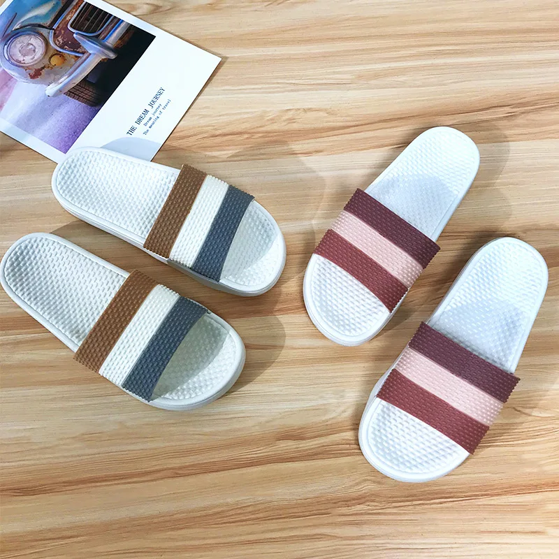 Новинка 2020 года Летние тапочки для пар Домашняя обувь Женские Популярная мужчин