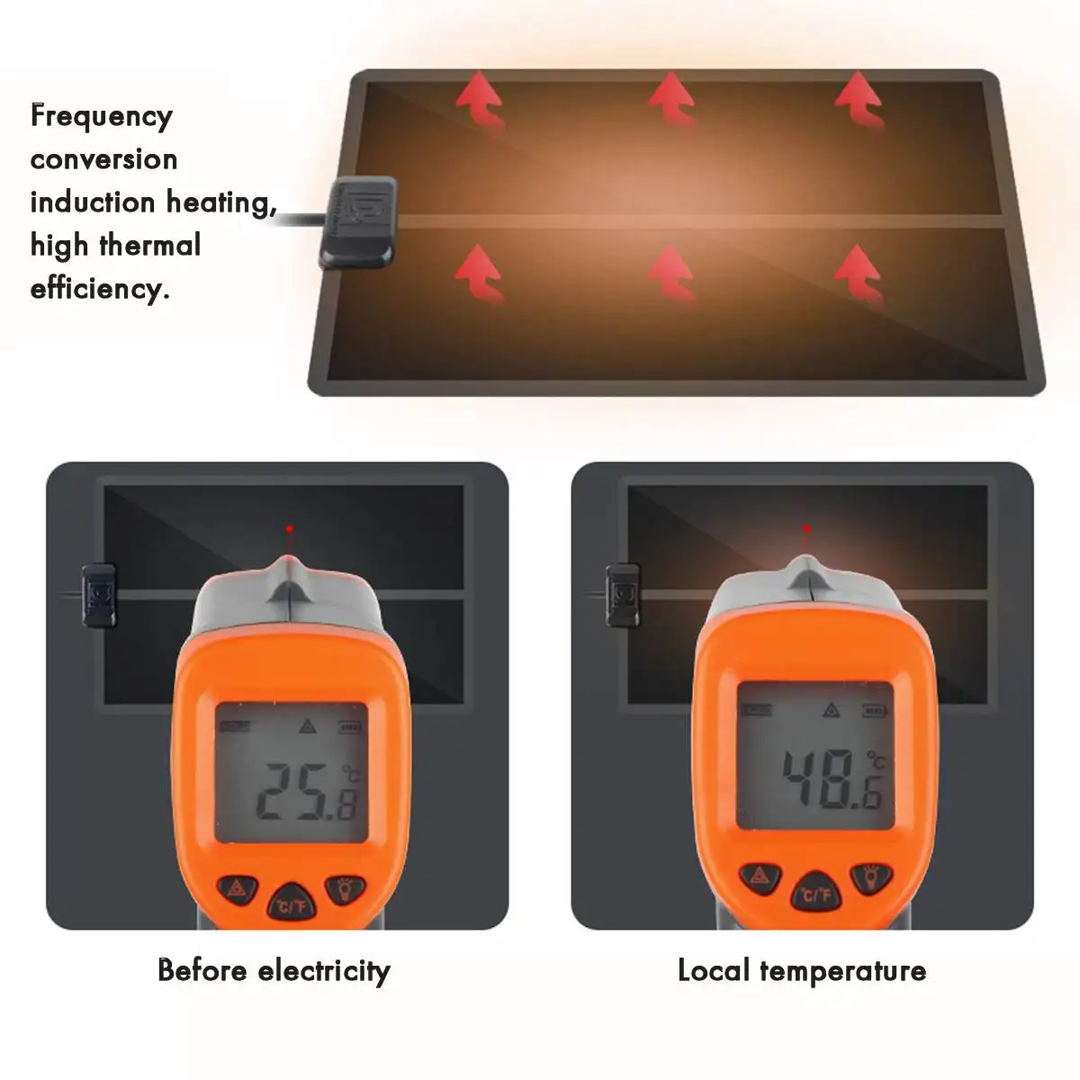 

Meigar 5/12/38/60W Reptiles Heat Mat Climbing Pet Warm Heating Pads Adjustable Temperature Controller Mats Reptiles Supplies