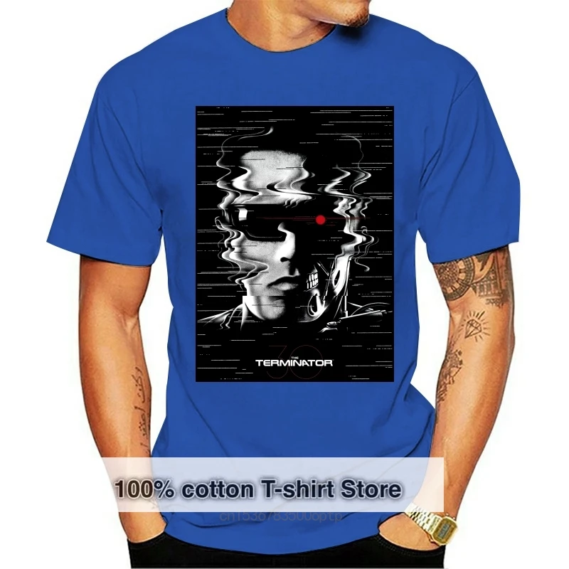 

Мужская футболка рисунок по фильму «Терминатор», Мужская Уличная футболка, футболки с 3D принтом, черные и белые футболки, Мужской Топ