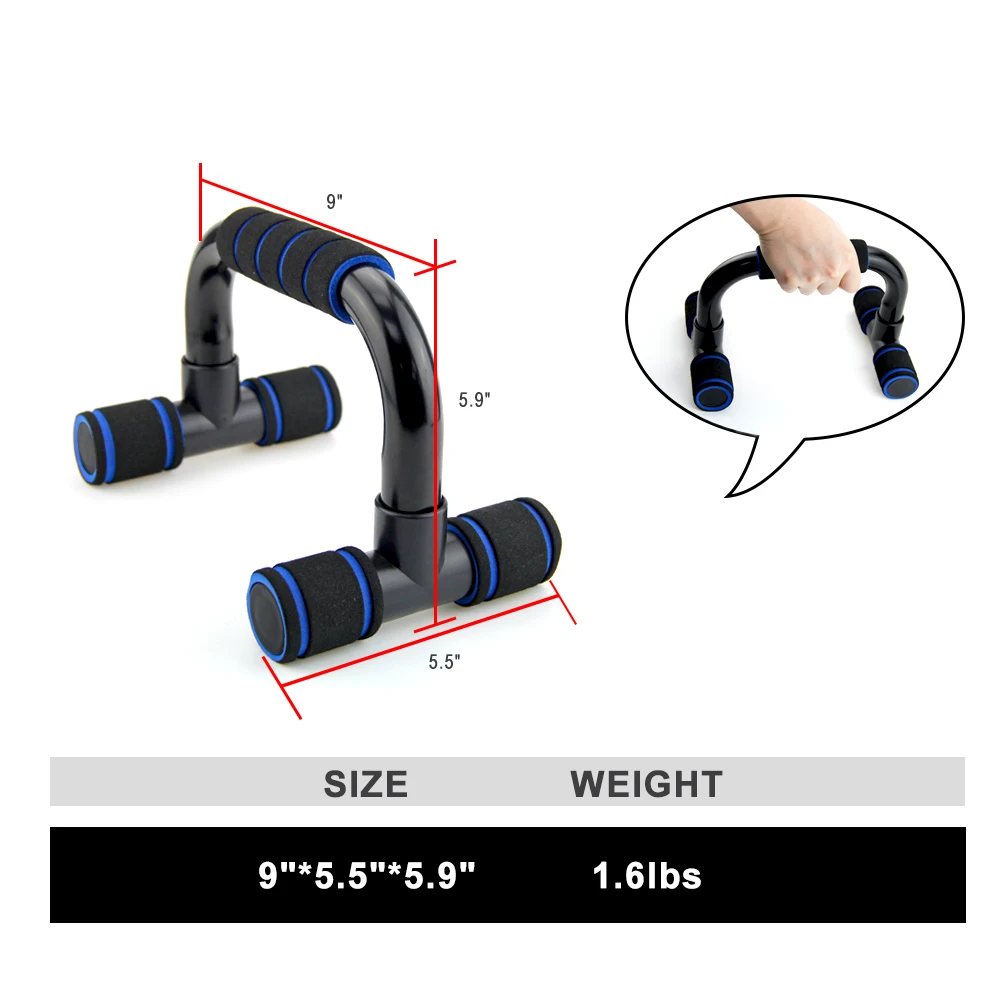 

Fitness Push Up Bar Push-Ups Stands Bars for Building Chest Muscles Home or Gym Exercise Training