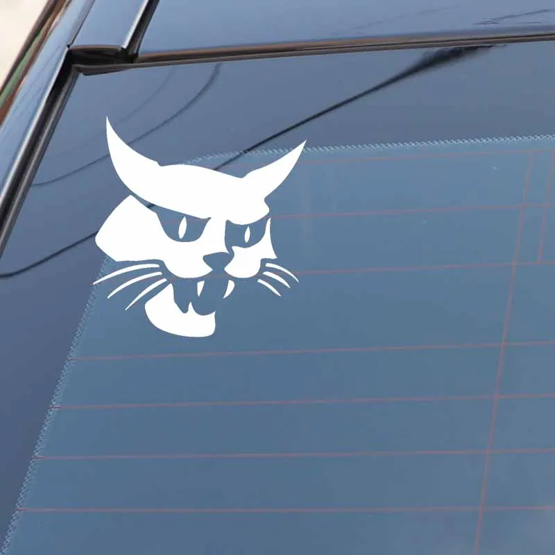 Автомобильные наклейки Fun Bobcat Windows ПВХ талисманы графические для автомобиля