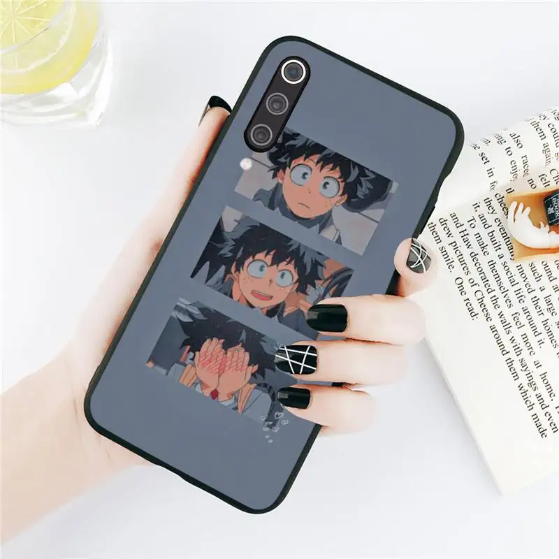 

My hero academia anime Phone Case For Xiaomi Redmi note 7 8 9 t k30 max3 9 s 10 pro lite Luxury brand shell funda coque