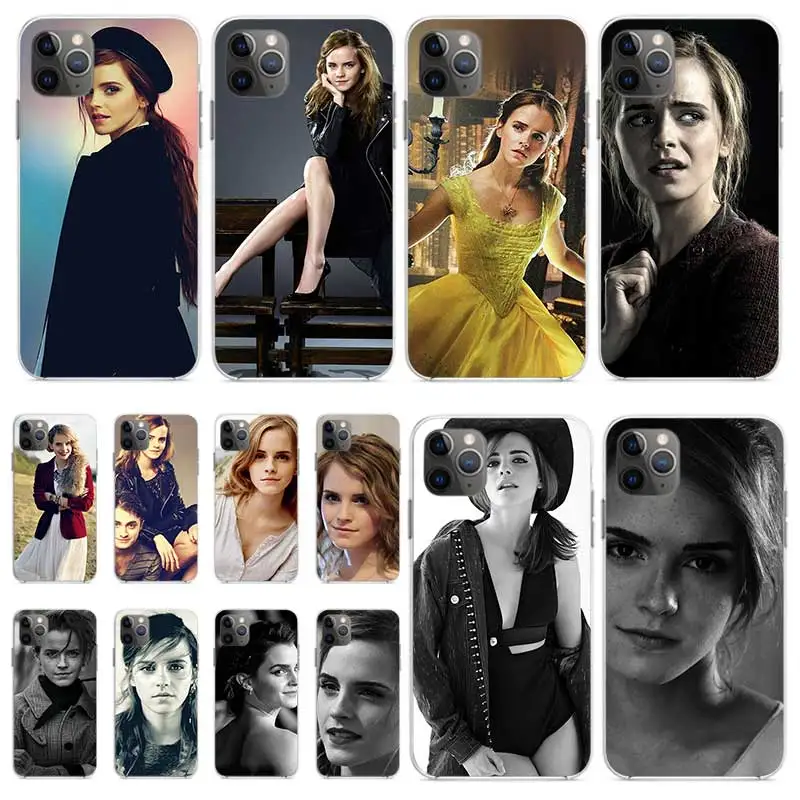 

Soft Phone Case Emma Watson Photo print For Iphone 11 Pro Max XR X XS Cover 12 Mini SE 2020 7 8 6 6S Plus 5S Shell Coque