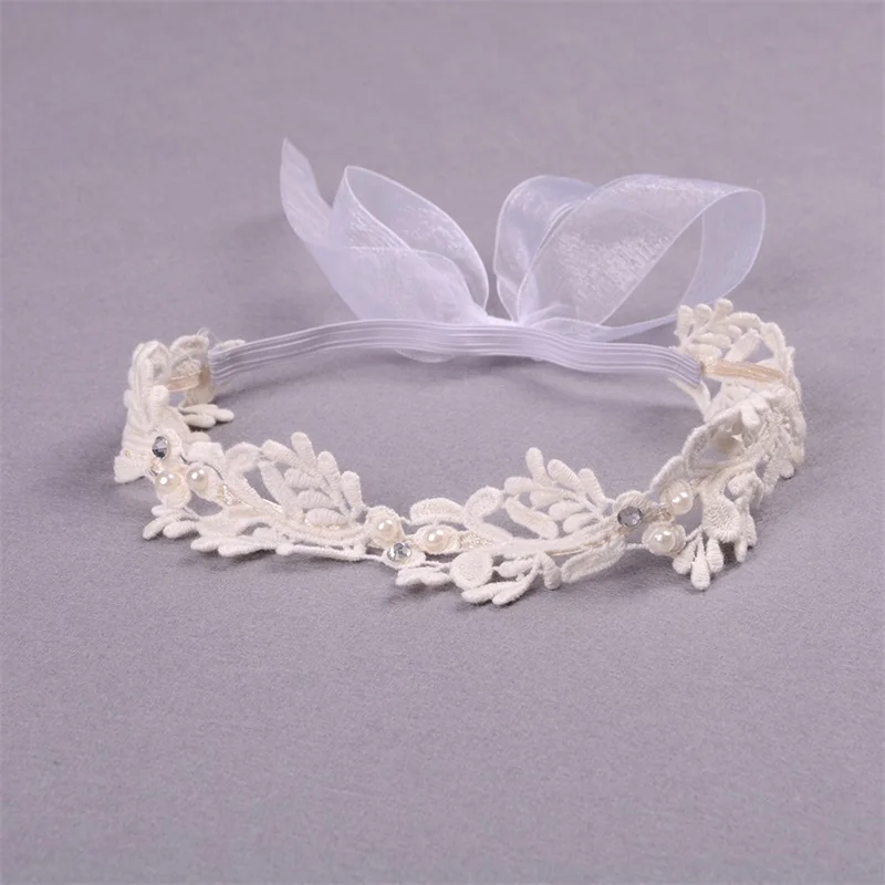 Diadema de flores para beb&eacute;, cinta para el pelo, lazo de lentejuelas, accesorios para el cabello para ni&ntilde;a y ni&ntilde;o-5