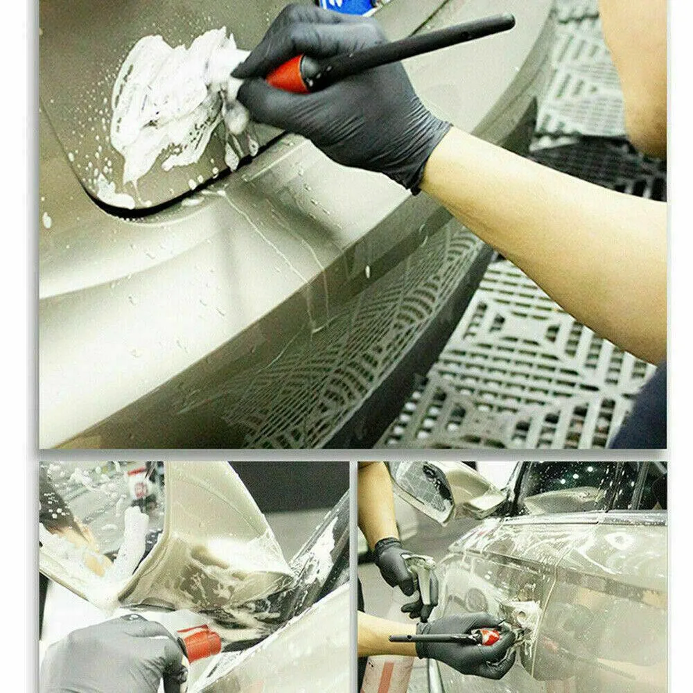 

Black & Red Car Detailing Brush Set Car Clean Brush High Quality Brand New