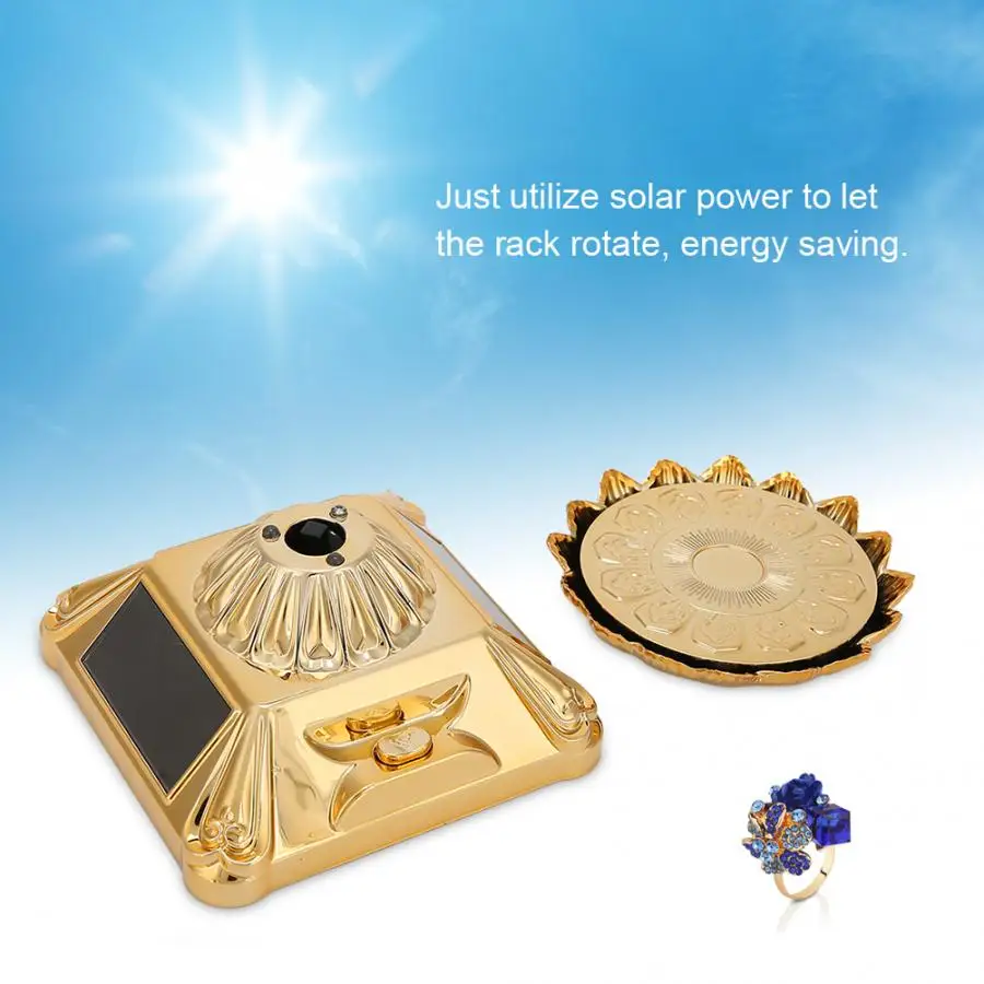 Многофункциональный Вращающийся поворотный стол на солнечной энергии дисплей в