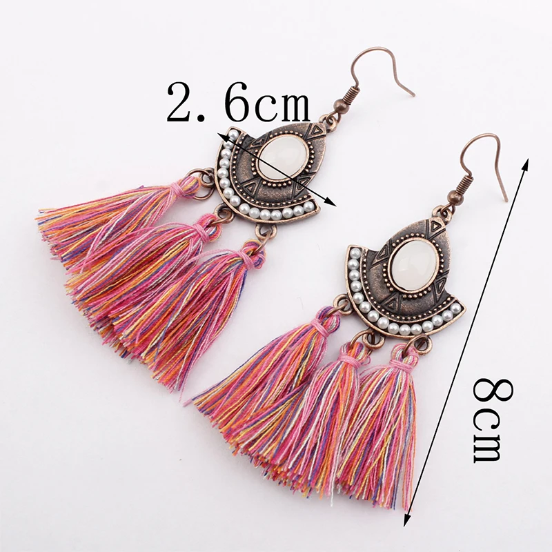 2020 стиль Новинка В стиле ретро богемном женские качели жемчужные серьги в виде