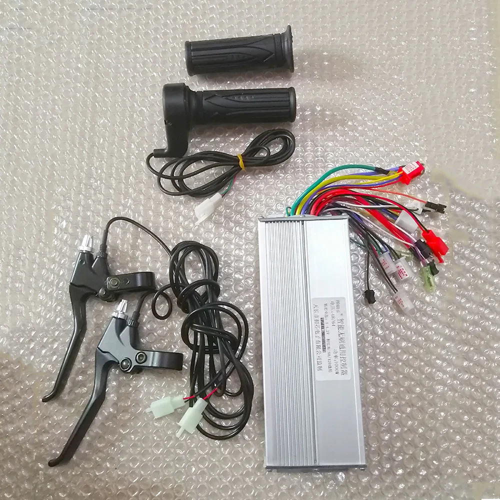 

48V 60V 64V 1000W 1500W ebike Electric Bike Brushless Controller & Throttle & Brake to Electric Bicycle/Scooter/Motorcycle Motor