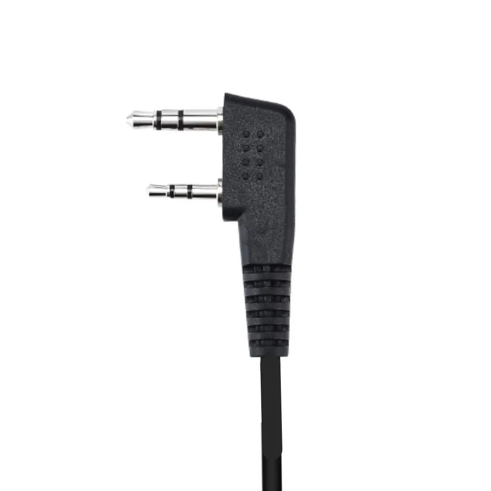 Kup 2 Pin K1 Do 3.5MM Adapter Z PTT-to-Talk (z 2 Pin BaoFeng, Obsługi Kenwood TYT Radia Do 3.5mm Zestawy Słuchawkowe Z In-line Mic)