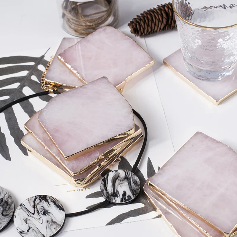 

Nordic Wind Ins Ultra - Fire Natural Pink Agate Piece Phnom Penh Jewelry Wear Ornaments To Decorate A Crystal Coasters