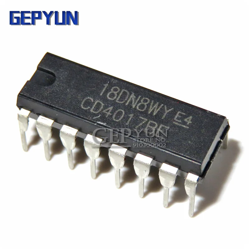 

10PCS CD4017BE CD4017 DIP16 DIP CD4017B Gepyun