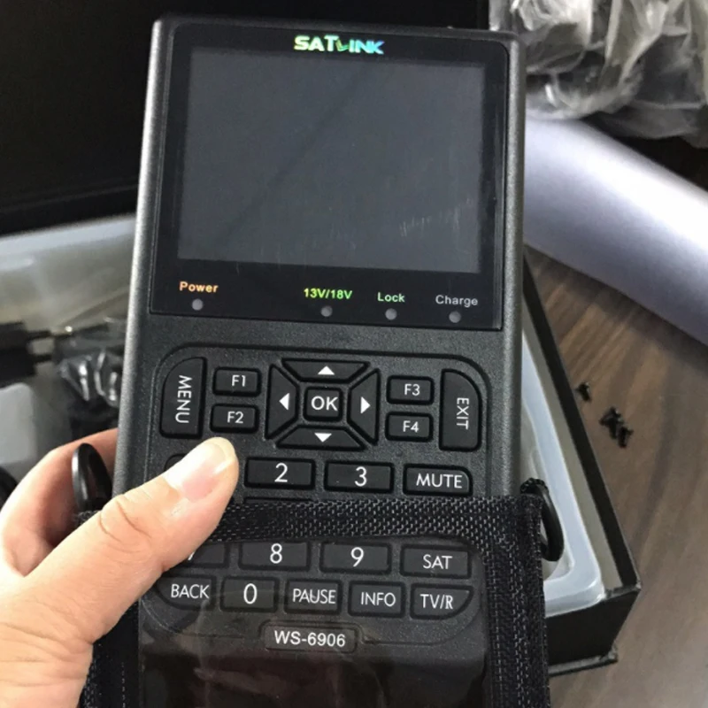 Satlink ws-7990 WS-6906 3," DVB-S цифровой ресивер fta спутниковый измеритель высокой четкости спутниковый искатель ws 6906 спутниковый искатель