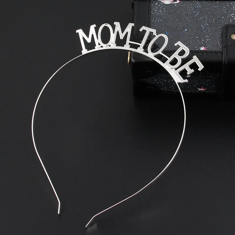 Rose Gold Silver Mom To Be Tiara Crown Headband for Baby Shower Boy Girl Gender Reveal Party Pregnancy Announcement Decorations|Украшения
