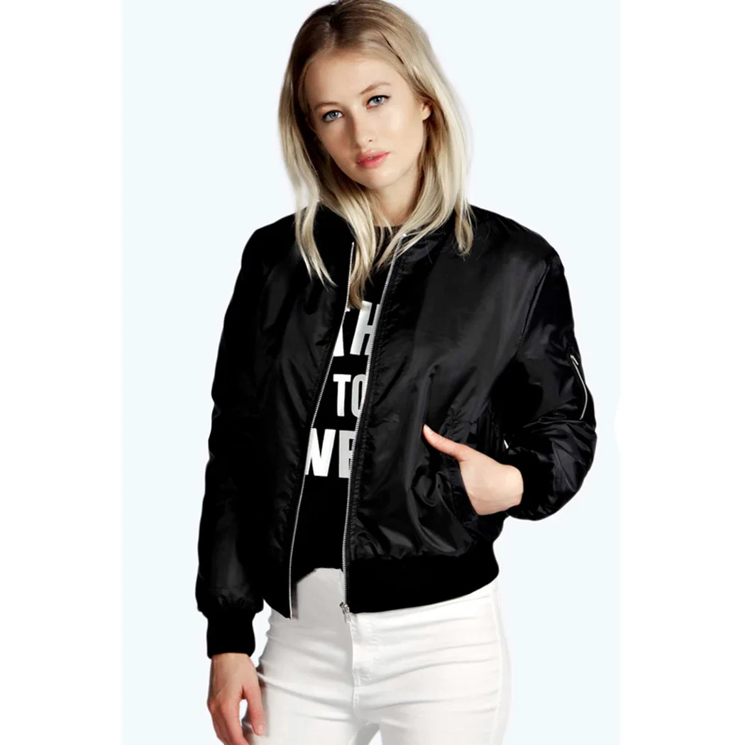 

Zoulv Women Sports Running Training Plus Size Coat Zipper Stand Collar Long Sleeve Flight Jackets Woman Jacket Spring 2021