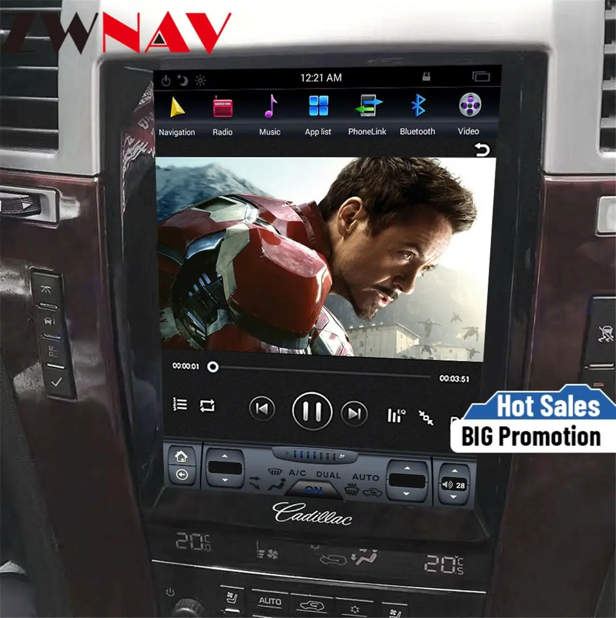 Tesla Android 10 экран автомобильный DVD для Cadillac Escalade 2007 2008 2009 2010 2011 2012 Авто Аудио Видео