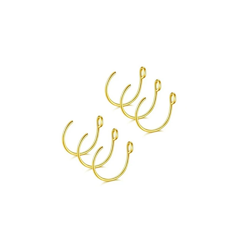 6 шт. кольца в нос имитация пирсинга пупка для женщин|Украшения тела| |