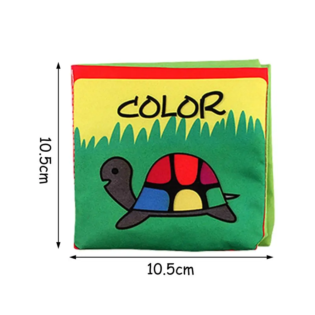 Libros de tela suaves para beb&eacute;s, libros silenciosos de colores 3D para beb&eacute;s de 0 a 12 meses, a prueba de roturas, 1 Juguetes educativos de Aprendizaje Temprano-2