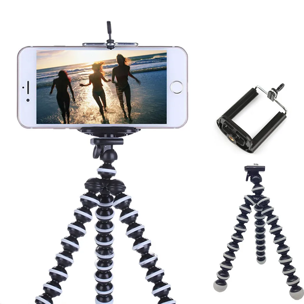 Мини Трипод Octopus крепление на мобильный телефон Gopro Hero 7 6 5 4 3 + SJcam Xiaomi Yi 1 2 4K