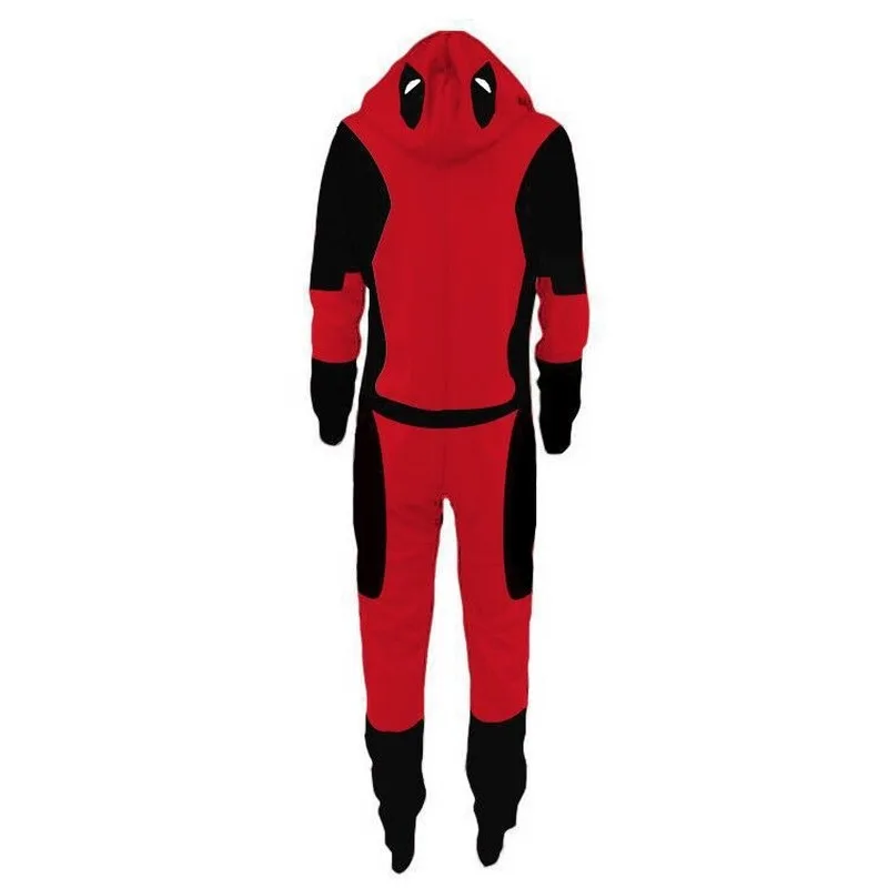 Mens Spiderman Onesie Fluffy Sleep Lounge Adult Sleepwear One Piece Pyjamas Cosplay Male pajamas Hooded Onesies for Adult Men
