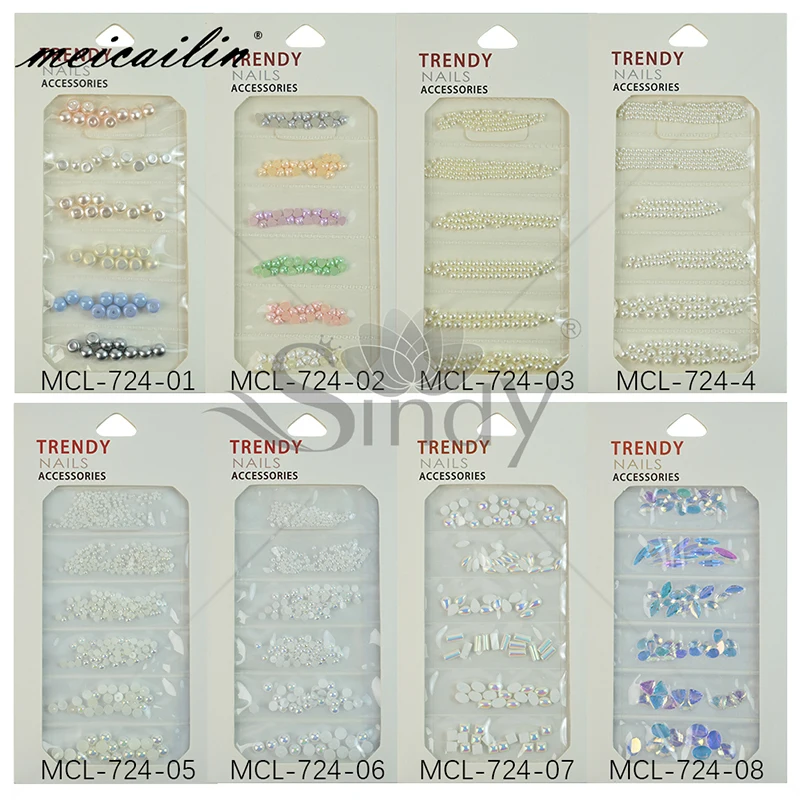 1 упаковка цветной ABS искусственный жемчуг смешанный размер 3D украшения для