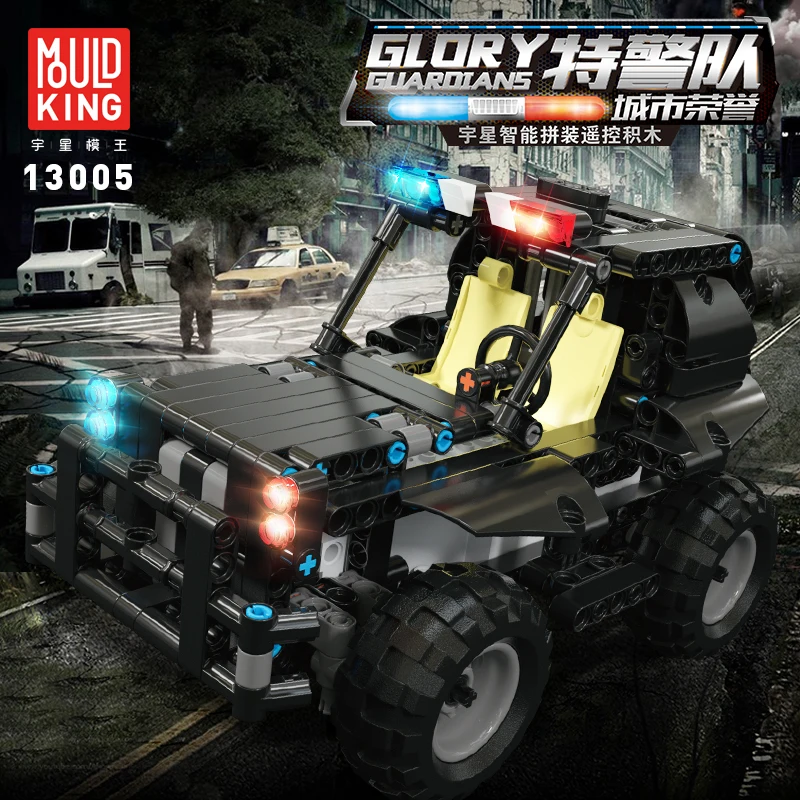 MOC RC Armed Patrol набор Technic модель автомобиля строительные блоки кирпичи собранные DIY