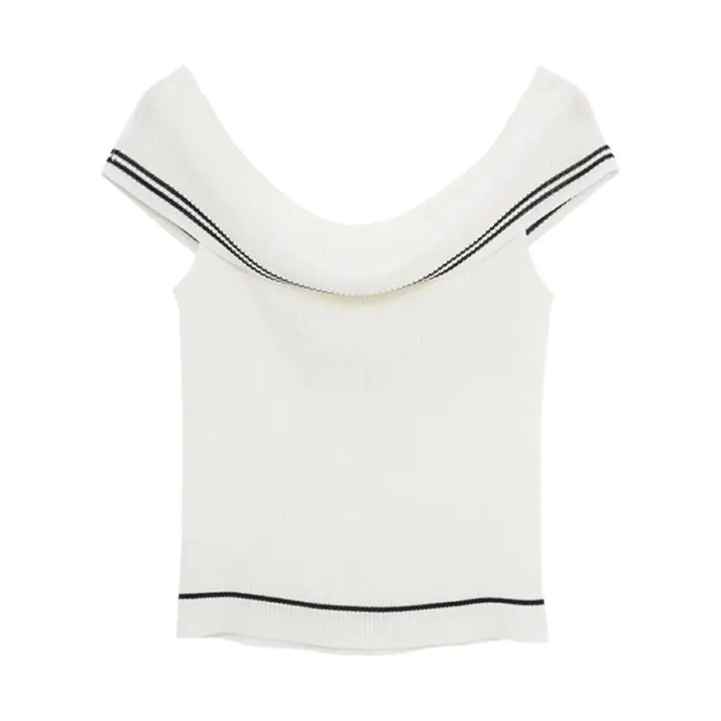 

2020 Women Short Sleeve lvory Shirtmint Top Garment