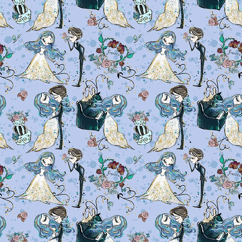 

Атласная ткань, картина маслом, Рождественская серия, лес, животные, лось, белка, кролик, рисунок, ткань для шитья, «сделай сам», лоскутное шит...