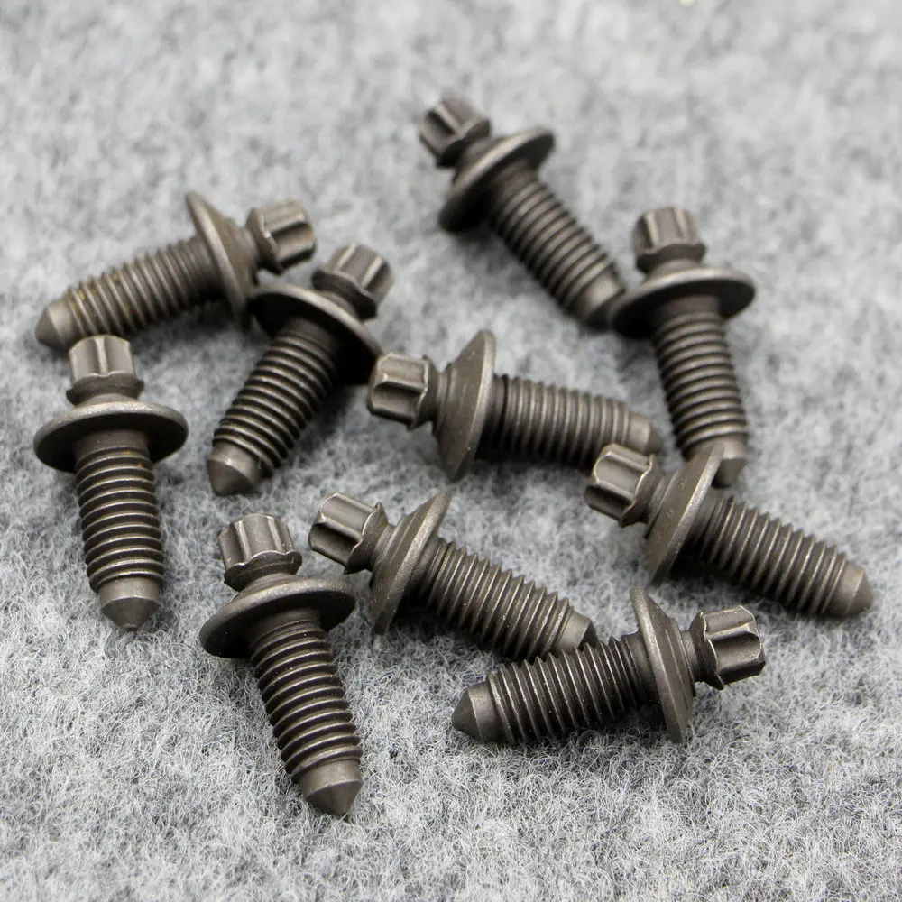 

10 PCS Apply to Golf 6 mk6 Octavia Jetta tiguan Ignition lock cylinder fixing screw Ignition lock aluminum base fixing screw