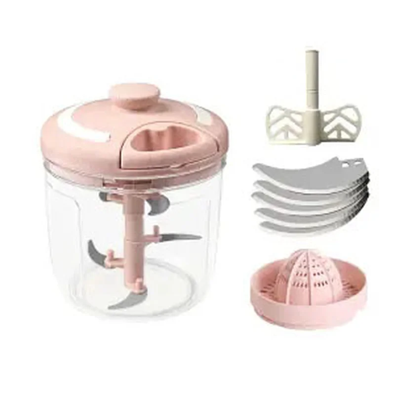 

Manual Meat Grinder Kitchen Household Garlic Mincer Chopping Artifact Artifact Vegetable Cutter Cooking Accessories Onion Slicer