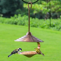 a1 bird supplies outdoor villa balcony bird food bird feeder feed trough metal automatic cutting ap927949