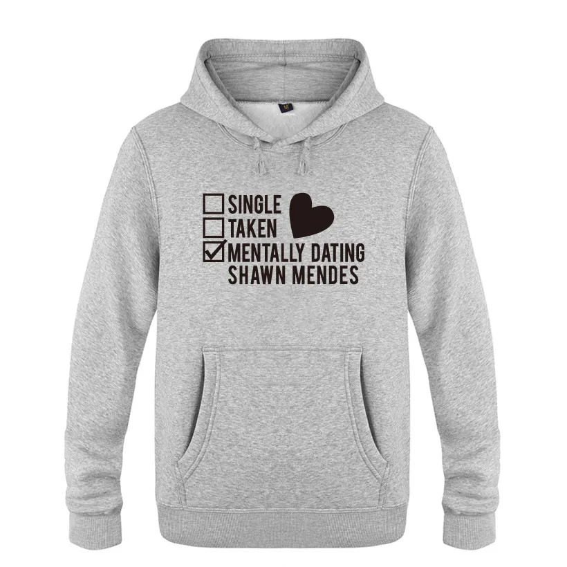 Синглом Для мужчин бирки для свиданий Шон Мендес свитер с капюшоном женщин