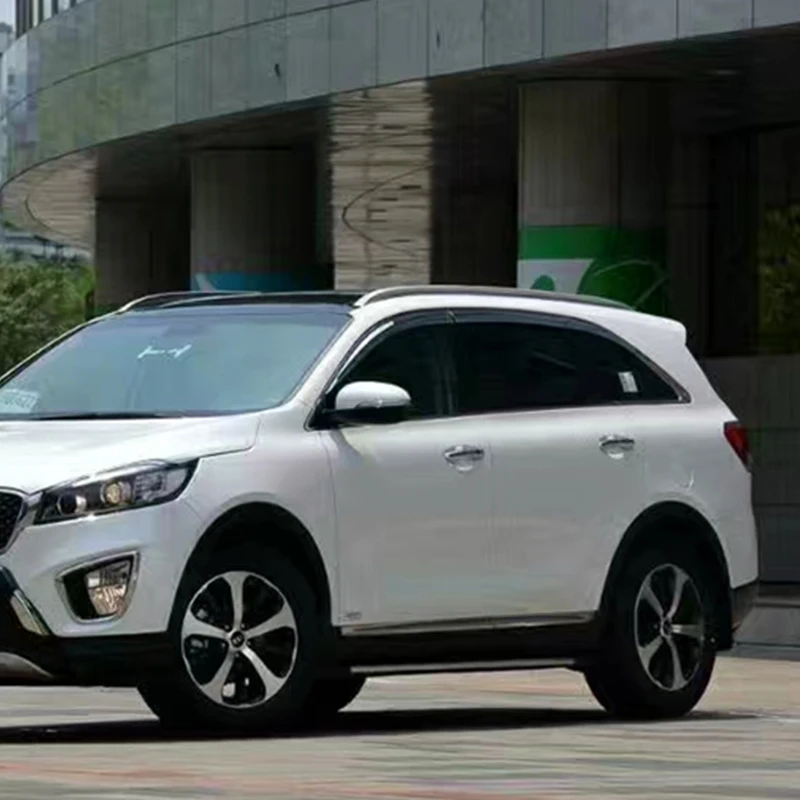 Use For Kia Sorento Window Visor 2015--2019 Year Plating Side Sun Rain Protection Shield Exterior Body Kit Accessories 6 Pcs | Автомобили