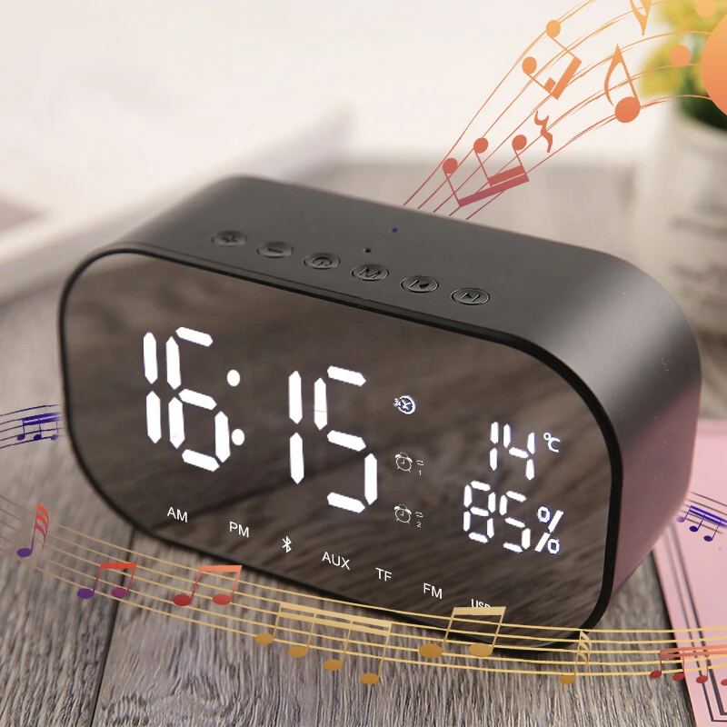 Huawei Будильник Bluetooth динамик fm радио портативный беспроводной громкоговоритель