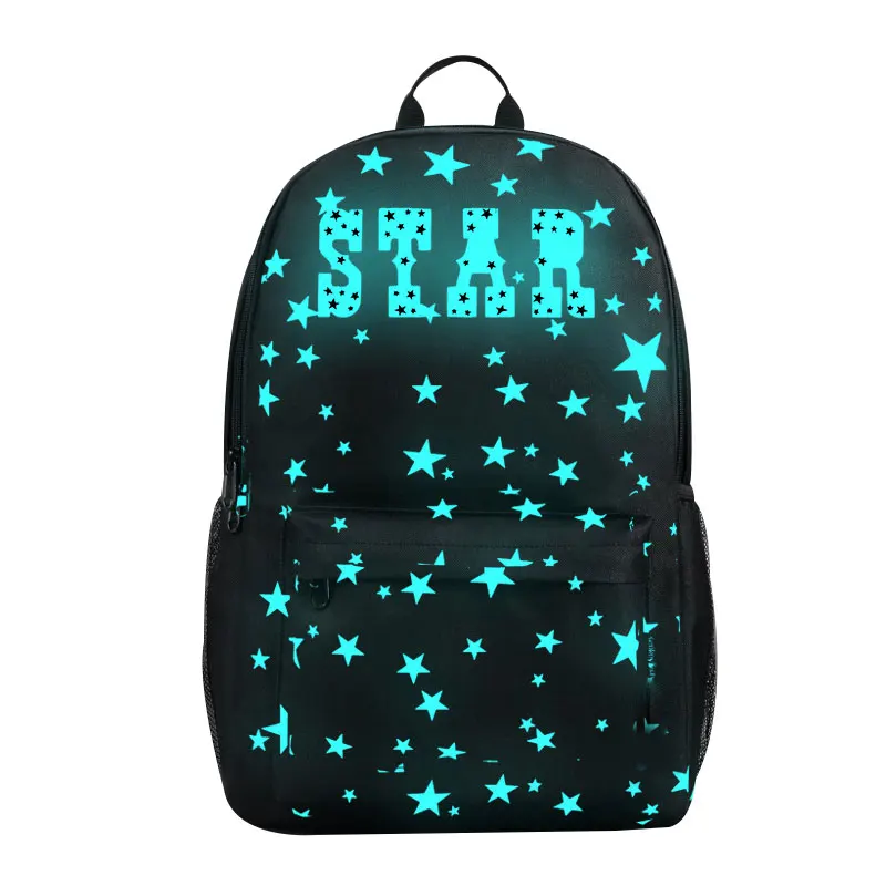 NEW Backpack Luminous School Bags Boys Girls Cartoon Bookbag Noctilucent USB Charging Port | Спорт и развлечения