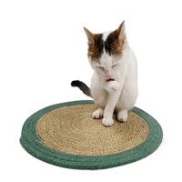 pet kitten cat scratch pad handmade cotton rope durable cat scratching pad furniture sofa protector pet cat toy accessories