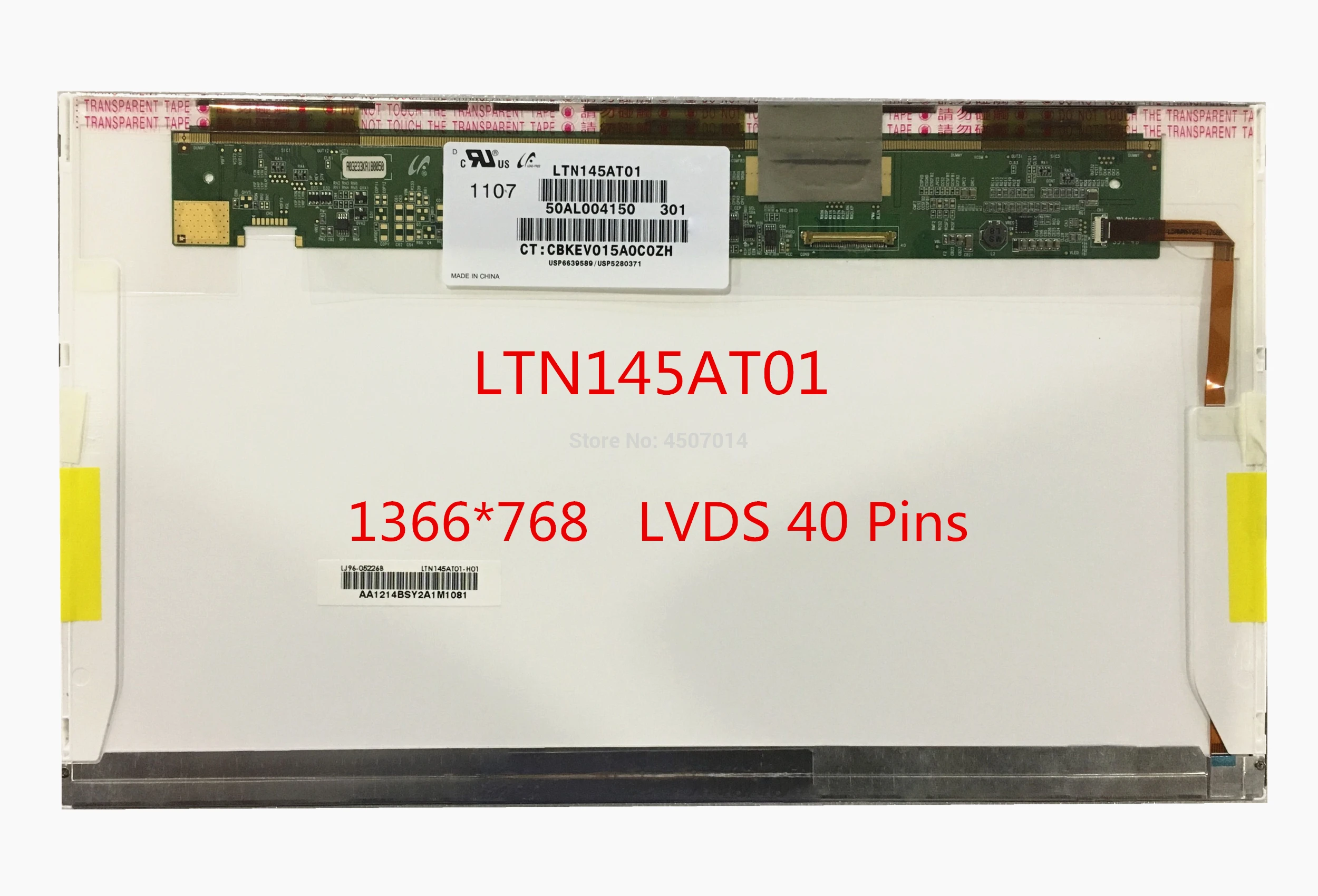 

Бесплатная доставка LTN145AT01 LP145WH1-TLA1 TLB1 панель ЖК-экрана ноутбука 1366*768 LVDS 40 контактов