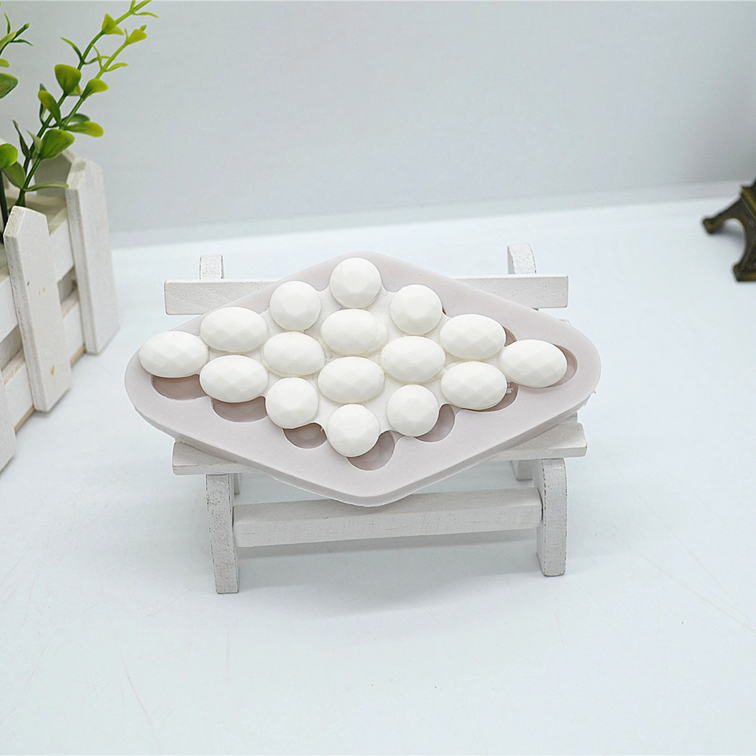 Luyou DIY Алмазы камень силиконовые Fondant (сахарная) формы торт декоративные