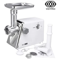 220v 2800w electric meat grinders stainless steel duty sausage stuffer food processor grinding mincing stirring mixing machine