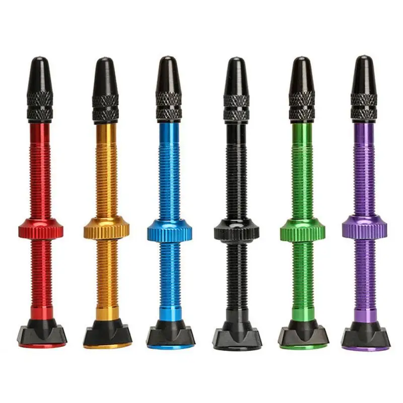 

40 / 60 mm Tubeless Aluminum Alloy Valve Stem MTB Mountain Bike Vacuum Nozzle ~