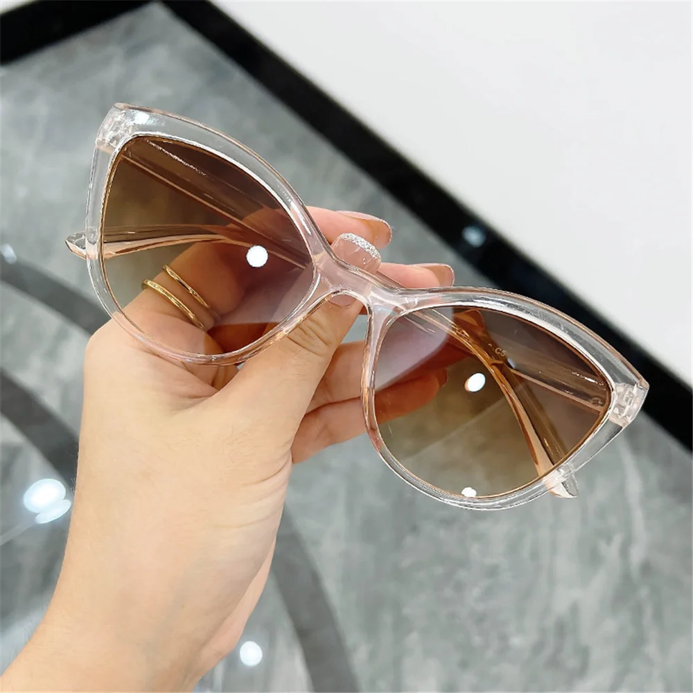 

GUANGDU UV400 Cateye Frame Sunglasses for Women Female Vintage Retro Sun Glasses Eyewear Brand New Designer Eye Glasses 2021