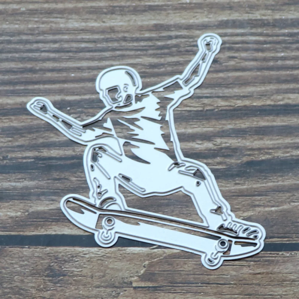 

Skateboard Cutting Dies Stencils For DIY Paper Card Making Scrapbooking Metal Die Cut Nouveau Arrivage 2021