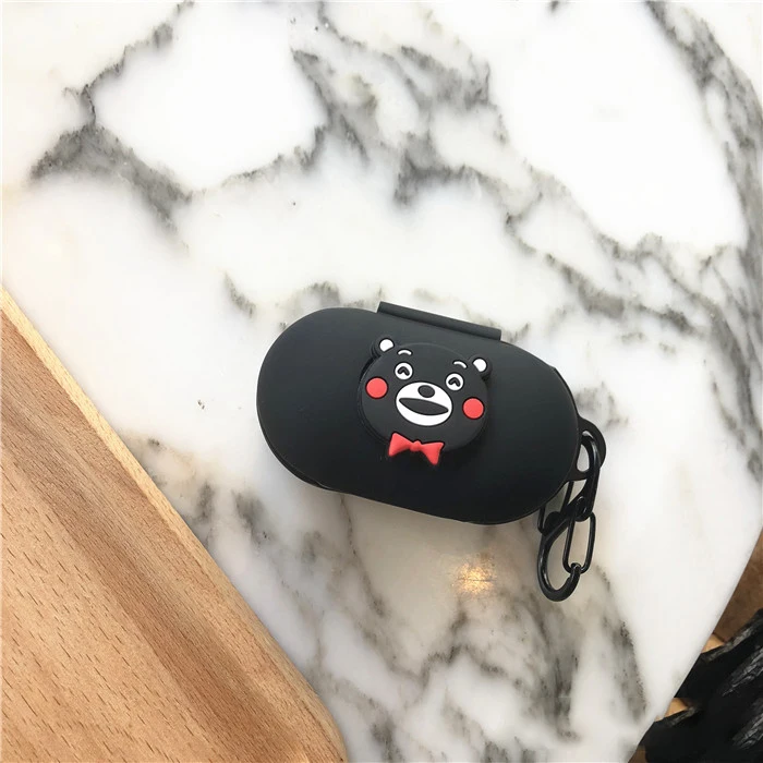 18 Милый защитный чехол для samsung Galaxy Buds, чехол с откидной крышкой и карабином, водонепроницаемый противоударный чехол s - Цвет: 18