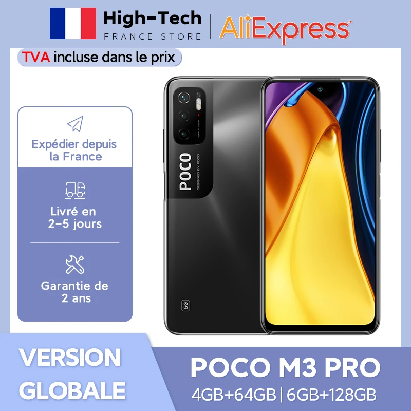 Смартфон POCO M3 Pro глобальная версия NFC 700 дюймов 6 5 5000 мАч 48 МП тройная