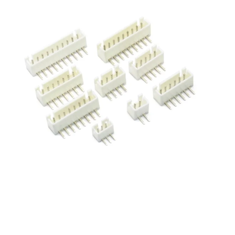 

1000pcs/LOT XH2.54 male right angle material Connector Leads pin Header 2.54mm XH-AW 2P 3P 4P 5P 6P 7P 8P 9P 10P 11P 12P 13P 14P