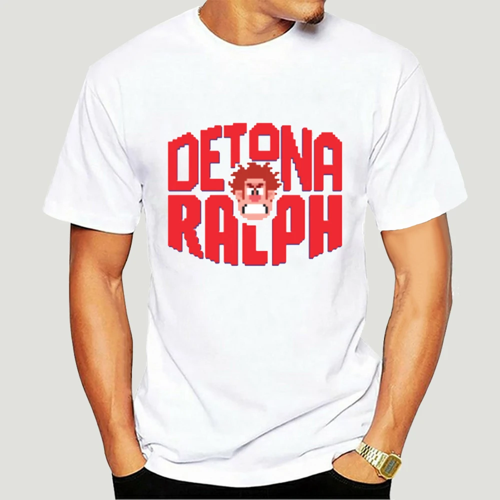 

Wreck It Ralph Video Game Movie T-shirt Cartoon t shirt men Unisex New Fashion tshirt free shipping funny-2152A