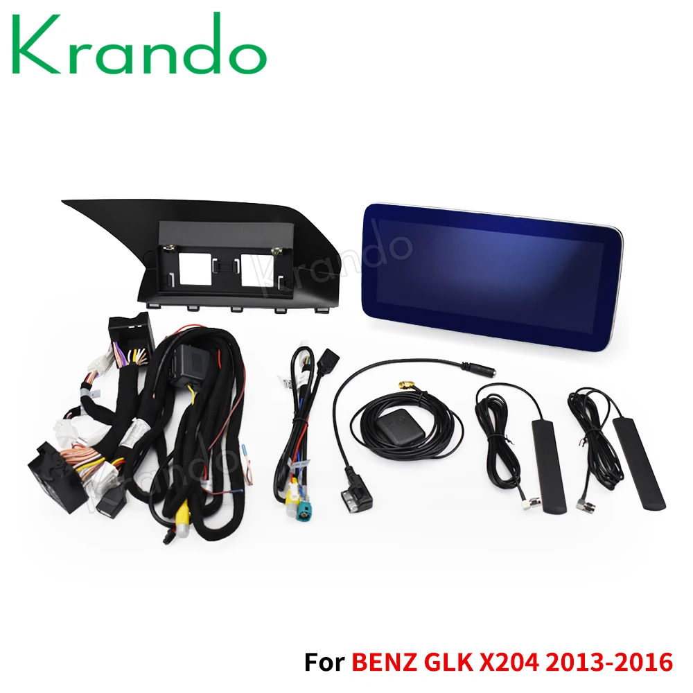 

Krando Android 10.0 4+64G Car dvd radio audio GPS Navigation for Mercedes Benz GLK Class X204 2008-2016 multimedia Player LHD