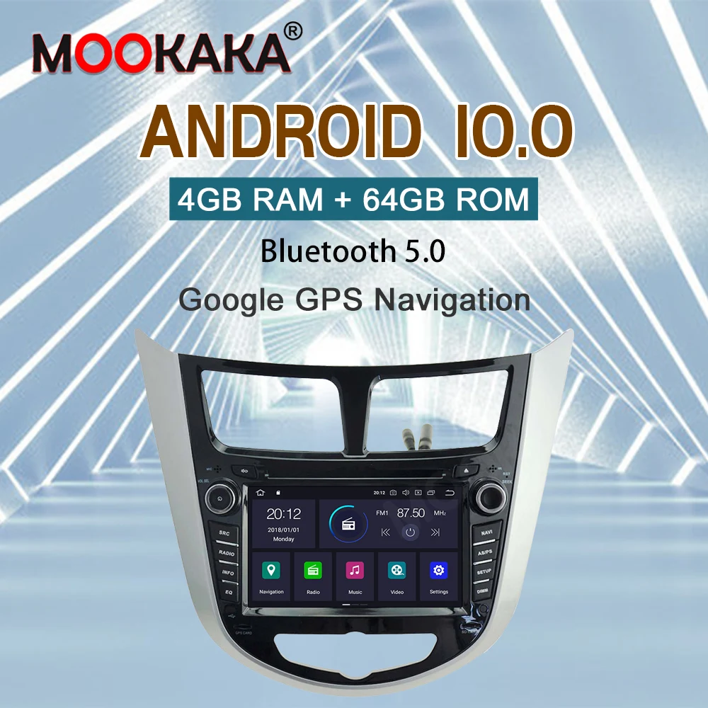 

IPS Android Player GPS For HYUNDAI VERNA ACCENT SOLARIS 2011 2012 2013 2014 2015+ Auto Radio Stereo Multimedia Player Head Unit